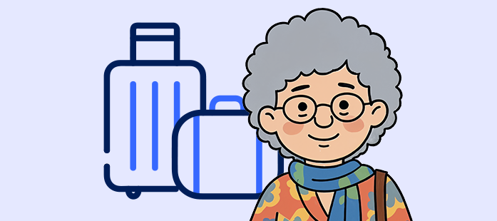 Icon von zwei Koffern